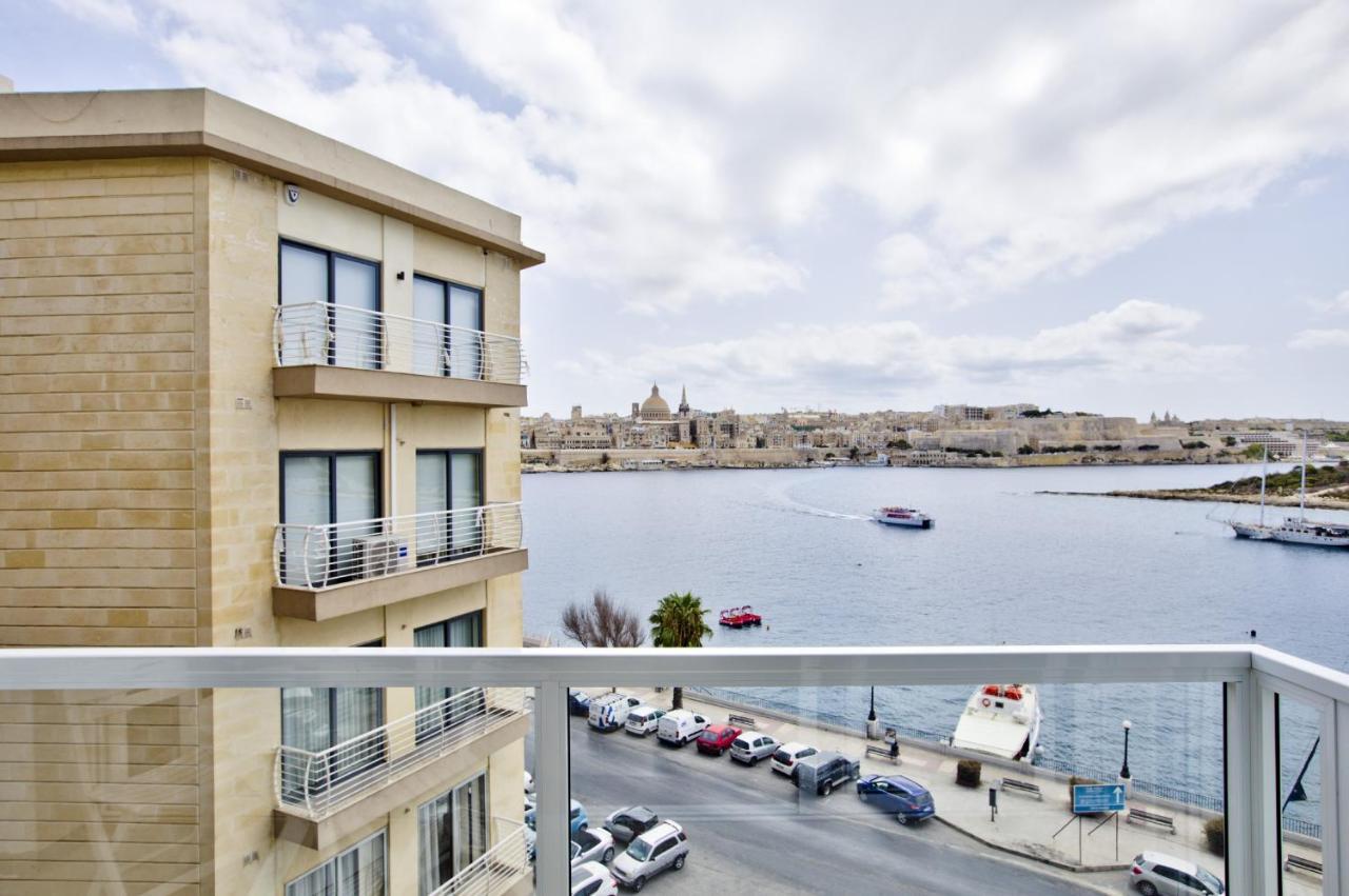 Bastions Seaview Apartments And Duplex Penthouse In Sliema By Shortletsmalta Exteriör bild